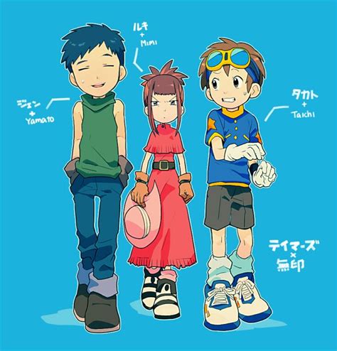 Digimon Tamers Rika Nonaka Ruki Makino Takato Matsuda Takato Matsuki