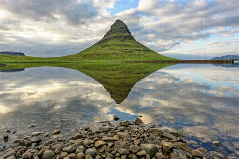 Mt Kirkjufell Grundarfjordur Iceland Stock Photo Images