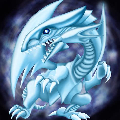 Blue Eyes White Dragon By Lewnartic On Deviantart