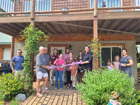 Indianola Chamber Holds Ribbon Cutting for Honey Hollow Apiary and