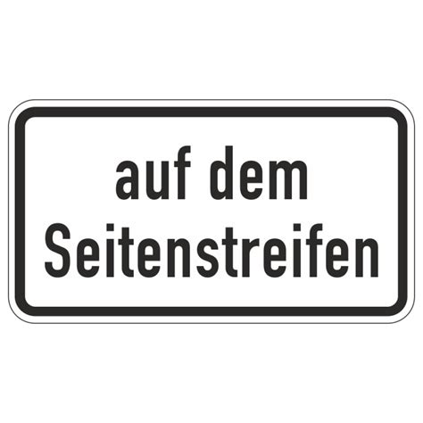 Auf der autobahn gilt dieses absolute halteverbot auch auf dem rechten seitenstreifen. auf dem Seitenstreifen StVO Zeichen Nr. 1053-34