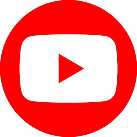 Youtube Red Circle Vector Images Icon Sign And Symbols