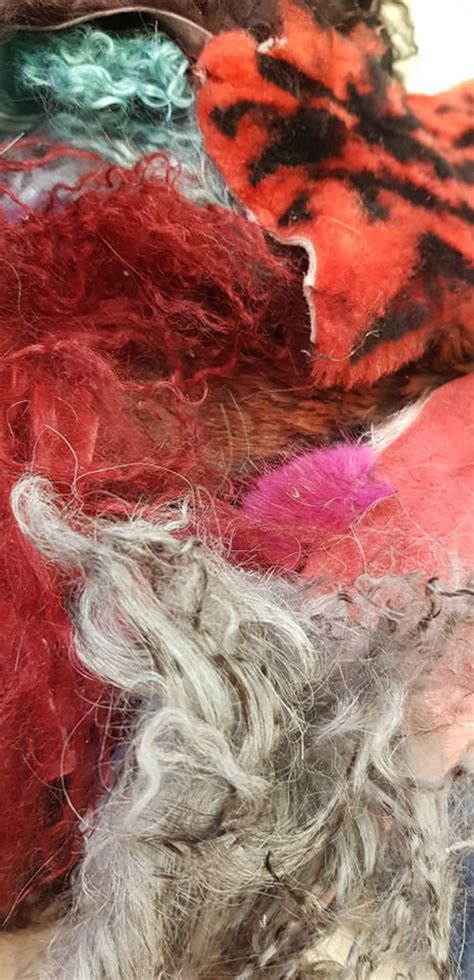 Fur Scraps 200g 75 Oz Bag Of Mixed Fur Scraps Fur Offcuts Etsy
