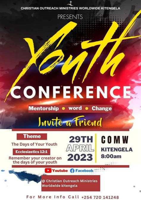 Youth Conference Kitengelakajiado County Nakuru April 29 2023