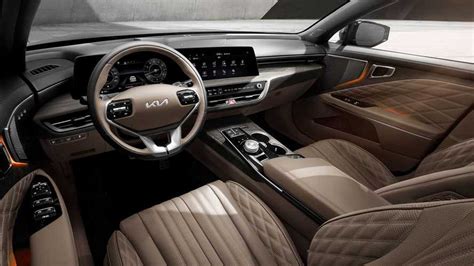 Kia K8 Cabin Revealed With Big Screens And Swanky Style