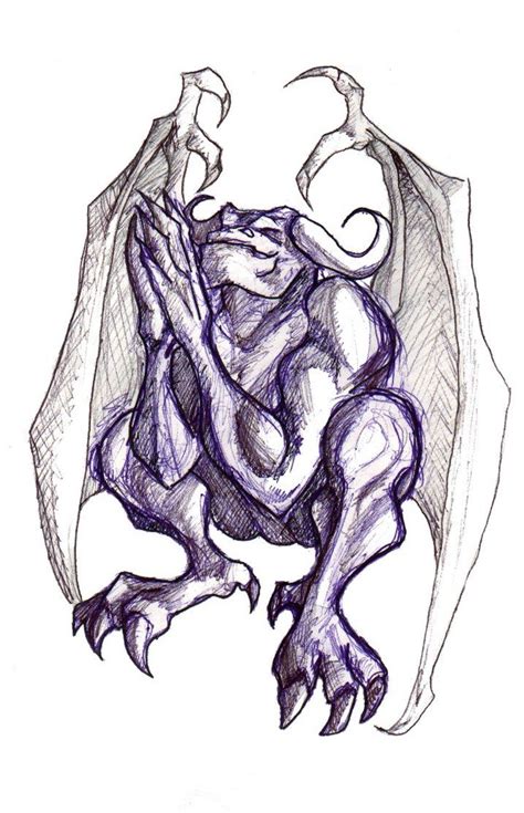 Gargoyle Tattoos Page 36 Gargoyle Tattoo Gargoyle Drawing Picture