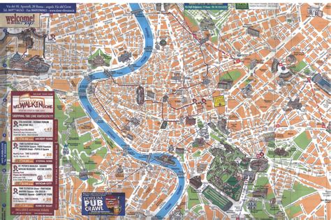 Mappa E Cartina Turistica Di Roma Monumenti E Tour Vrogue Co