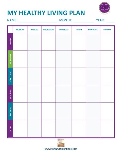 My Healthy Living Plan — Get Organized! | Healthy living ...