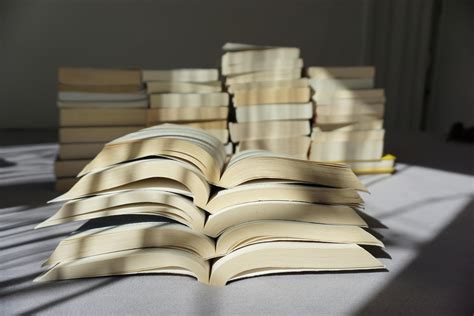 Pile Of Books On The Table · Free Stock Photo
