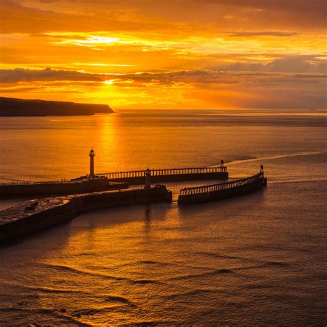 Whitby Harbour Sunset Whitby Coasters Whitby Photography