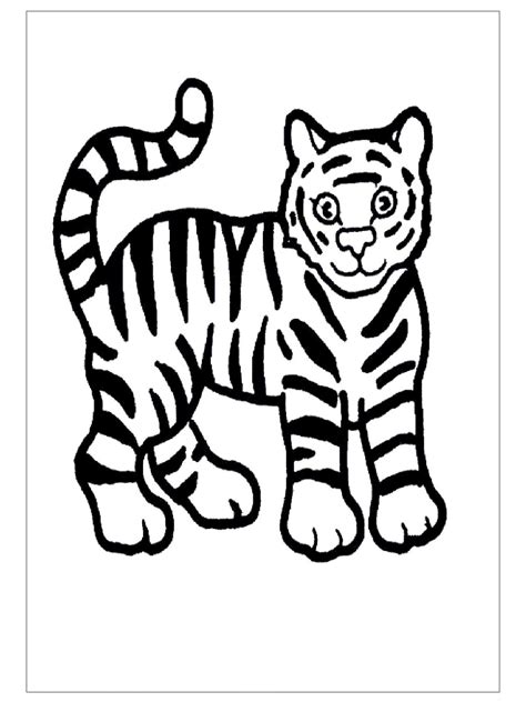Free Printable Tiger Coloring Pages Ideas For Preschool Preschool Crafts