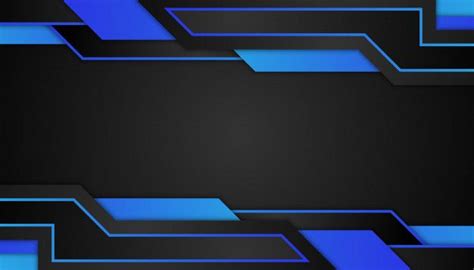 Abstract Blue Geometric Shape On Sport Dark Background Youtube Banner