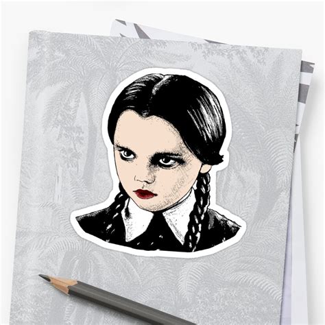 Wednesday Addams Stickers By Valentinahramov Redbubble