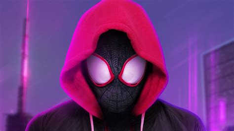 Miles Morales Spider Man Into The Spider Verse Wallpapers Wallpapers Hd