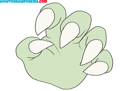 How To Draw Claws Easy Drawing Tutorial For Kids