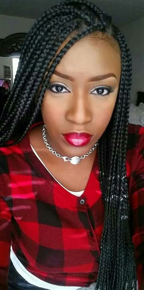 Red Lips Beauty Tips Beauty Hacks Box Braids Hairstyles Moorish Black Beauty Black Is