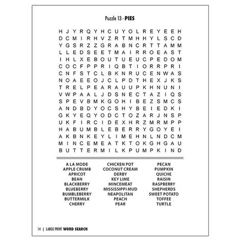 Large Print Word Search Puzzle Book Vol 1 Foremost