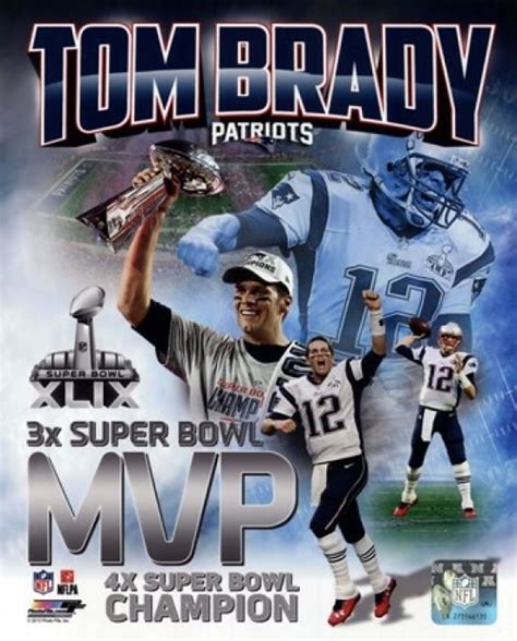 Tom Brady Super Bowl Xlix Mvp Portrait Plus Photo Print 20 X 24