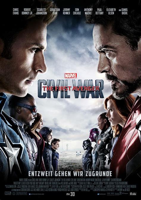 When the government sets up a governing body to oversee the avengers, the team splinters into two camps—one led by steve rogers and his desire for the avengers to remain free to defend humanity without government interference, and general information. New Captain America: Civil War Poster With Iron Man ...