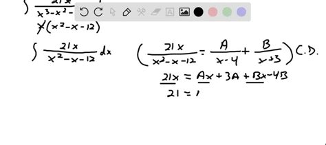 solved evaluate the following integrals ∫ 21 x 2 x 3 x 2 12 x d x