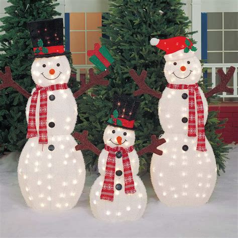 Walmart Christmas Decorations Indoor Snowman Figures Statues Indoor
