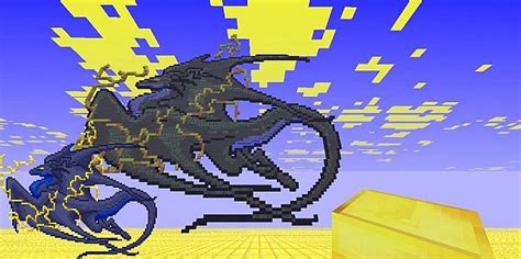 Dragon Cave Pixel Art Classic Minecraft Project