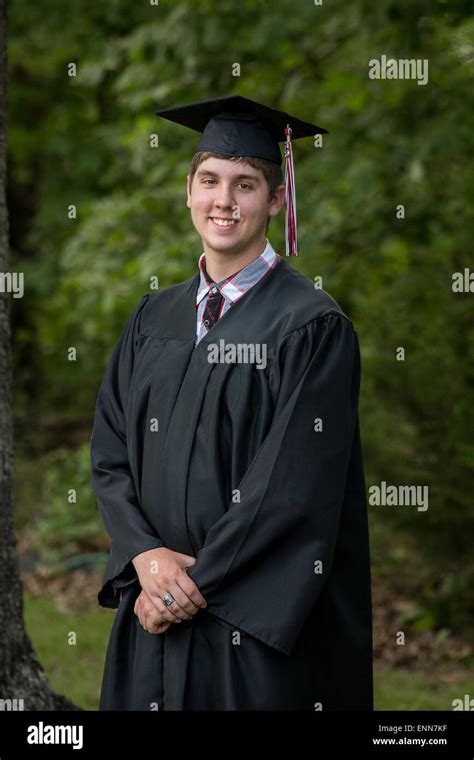 Young Man After The Graduation Ceremony Stock Photo Alamy