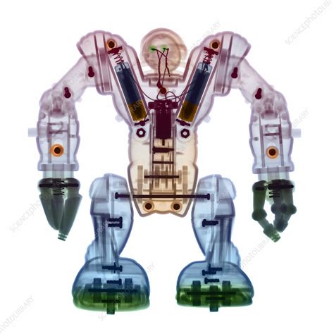 Robot Coloured X Ray Stock Image T2500514 Science Photo Library
