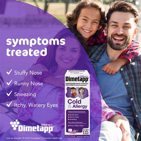 Buy Childrens Dimetapp Cold And Allergy Antihistamine Alcohol Free