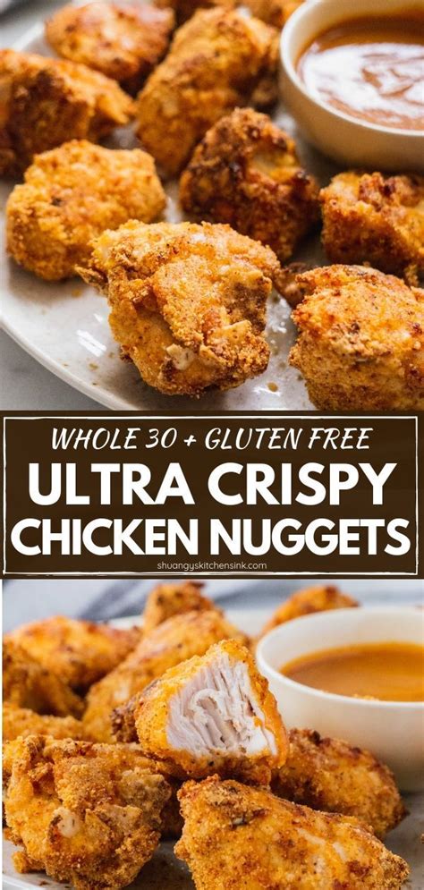 Who doesn't love a chicken nugget? Healthy Chicken Nuggets | Recipe | Chicken nugget recipes ...