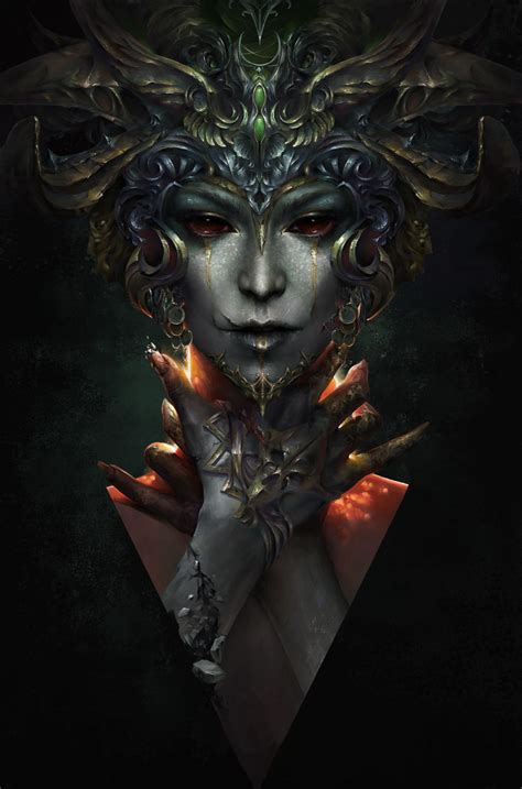 Maegethra The Corruptor Dark Fantasy Art Character Art Concept Art