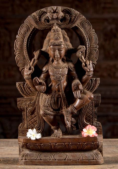 Sold Wood Dancing Hindu God Shiva Statue 18 97w1i Hindu Gods And Buddha Statues