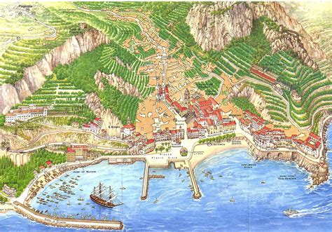 Mapas De Amalfi Itália Mapasblog