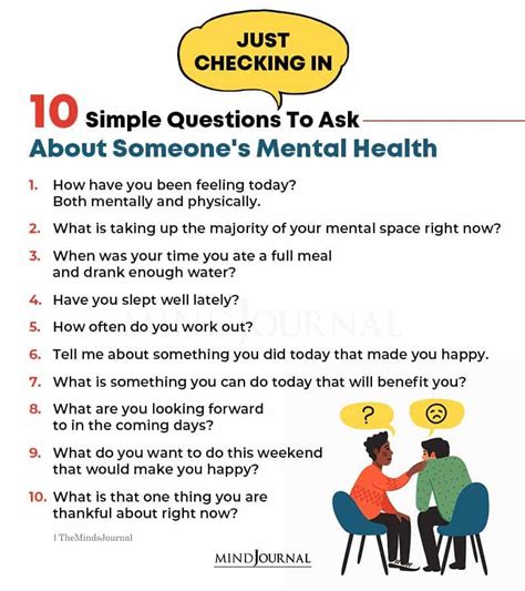 10 Simple Questions To Ask About Someone S Mental Health