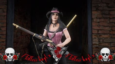 Visit general stores for all your supplies and provisions needs. Red Dead Online Female Outfit Idea : Black and Pink Corset ...