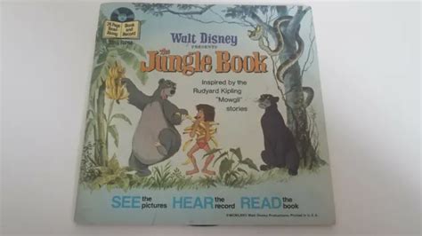 Walt Disney The Jungle Book See Hear Read Book And Record Read Along 5