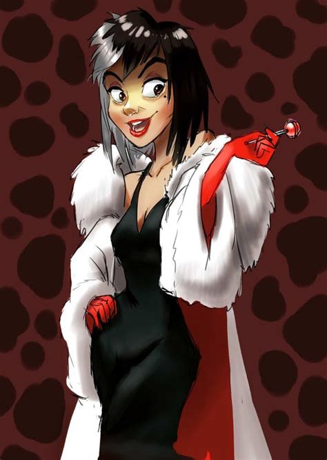 Cruella Deville By J00nk1m110 On Deviantart Disney Pinterest