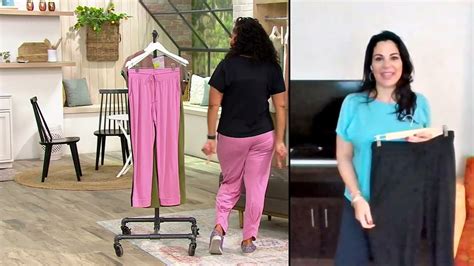 Anybody Cozy Knit Luxe Pants With Curved Yoke On Qvc Youtube