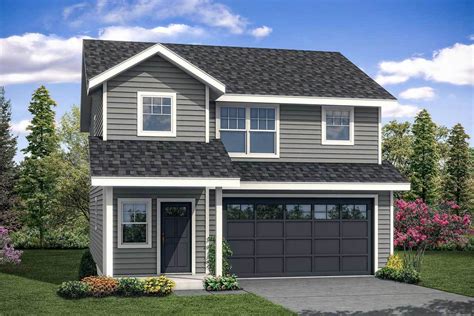 Simple House Plan With Upstairs Vaulted Master Suite 72908da