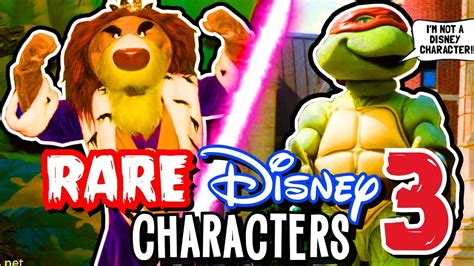 Top 8 Rare Disney Parks Characters 3 Youtube