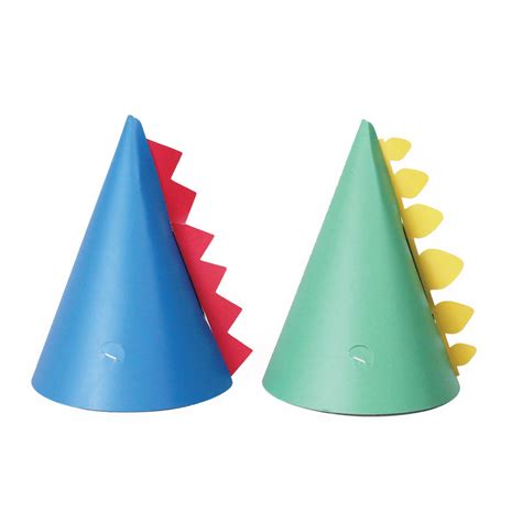 Dinosaur Party Hats 12ct The Party Darling