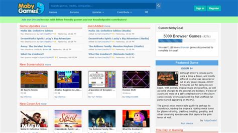 Mobygames Alternatives And Similar Sites And Apps Alternativeto