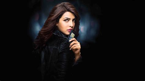 Hd Wallpaper Woman In Black Leather Jacket Quantico Priyanka Chopra 4k Wallpaper Flare