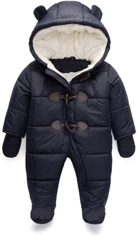 Zxyshop Baby Winter Clothes Newborn Fleece Bunting Infant Snowsuit Girl