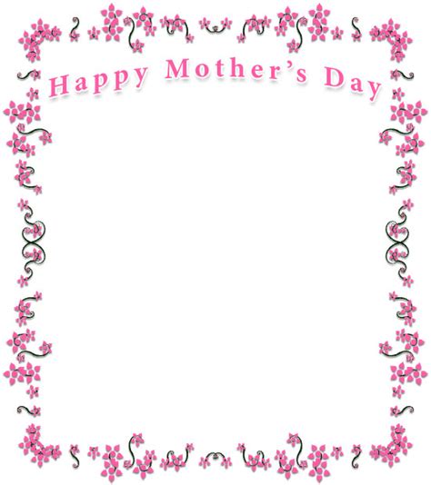 Mothers Day Borders Free Mothers Day Border Clip Art
