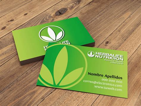 Tarjetas De Visita Presentacion Negocio Business Card Herbalife Nutricion