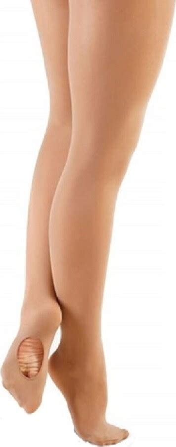 Dance Line Convertible Tan Dance Tights Small Adult Shopstyle Hosiery