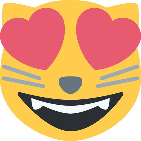 Emoji Cat Heart Eyes Png