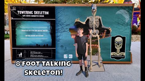 Best Buys 8 Foot Talking Skeleton Stewartv Youtube