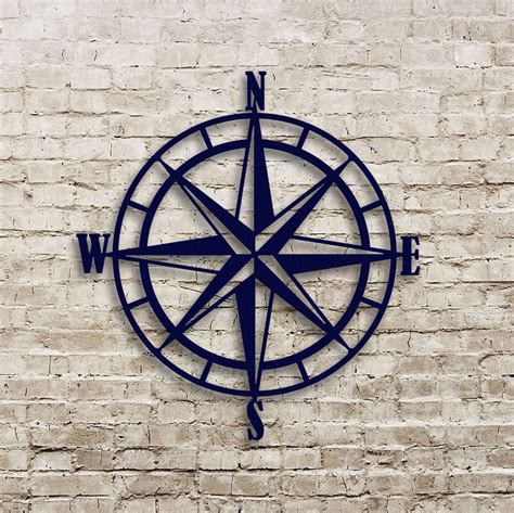 Nautical Compass Rose Metal Wall Art Custommetalworx